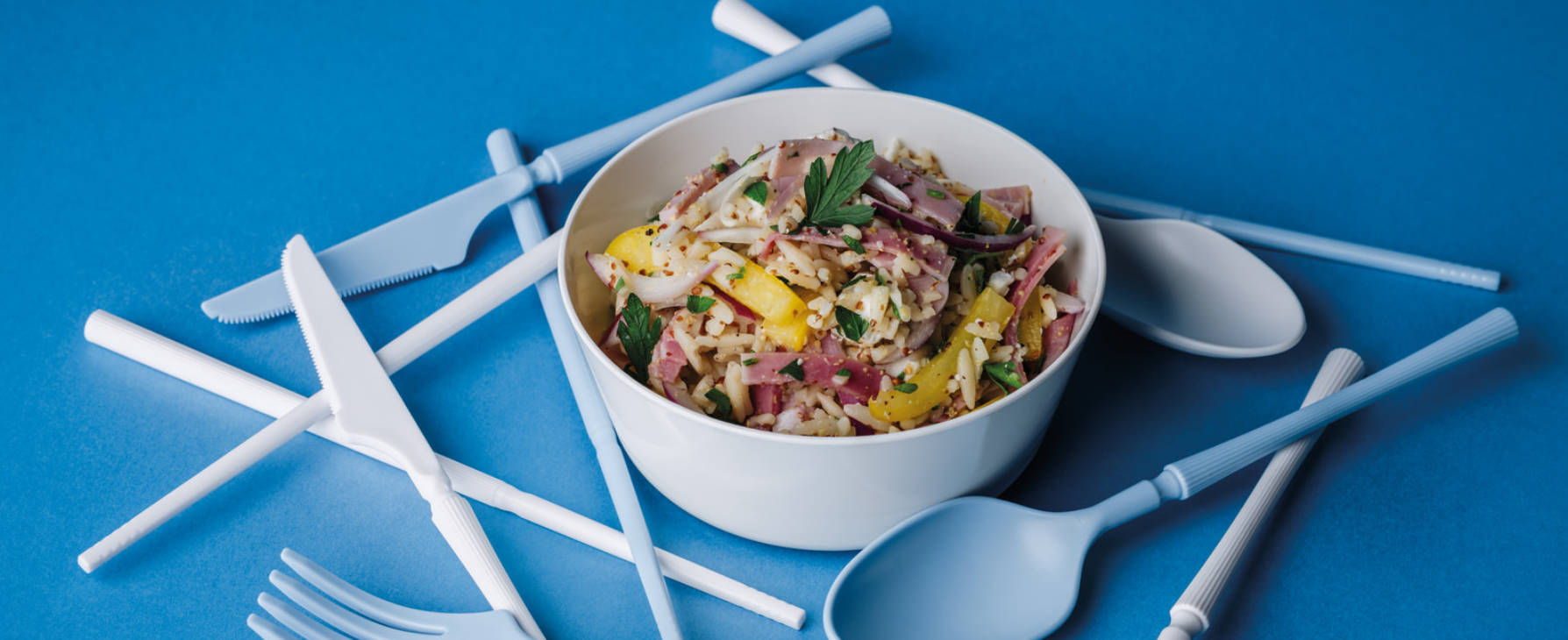 Pastasalat mit Feta und Schinken Rezept Meta Hiltebrand